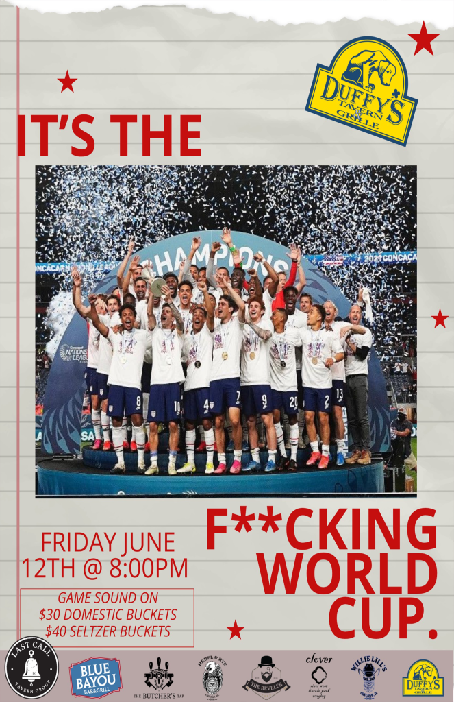 World Cup Watch Party | Duffy’s Tavern & Grille - Friday, June 12th at 8 PM