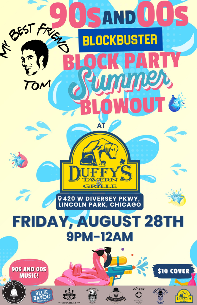 08-28-26 | 90s & 00s Block Party Summer Blowout | Duffy’s Tavern & Grille