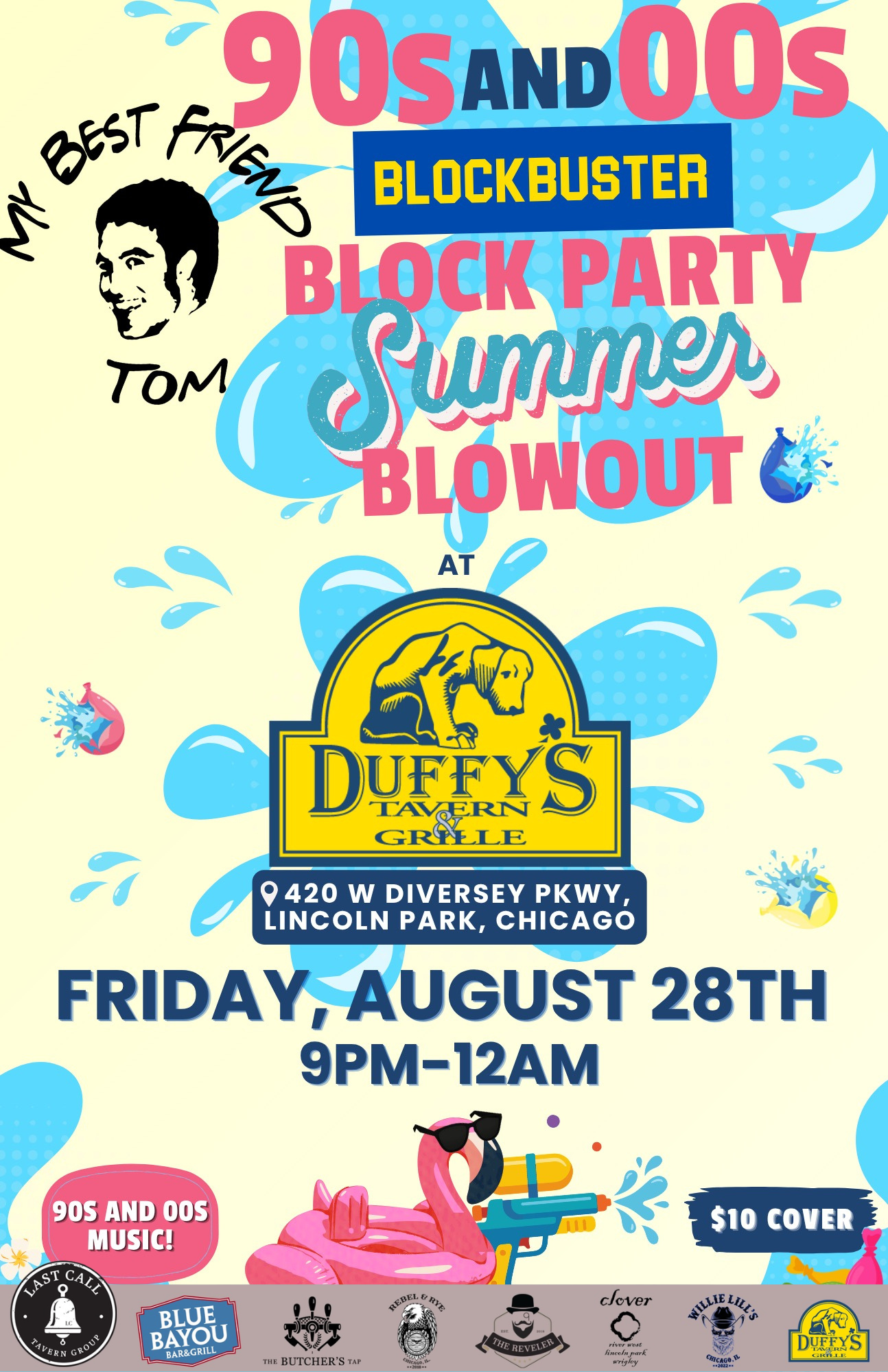 08-28-26 | 90s & 00s Block Party Summer Blowout | Duffy’s Tavern & Grille