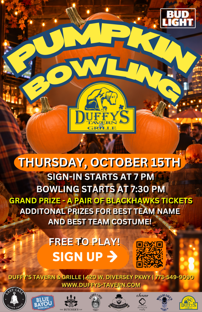 Pumpkin Bowling at Duffy’s – Thursday, October 15th