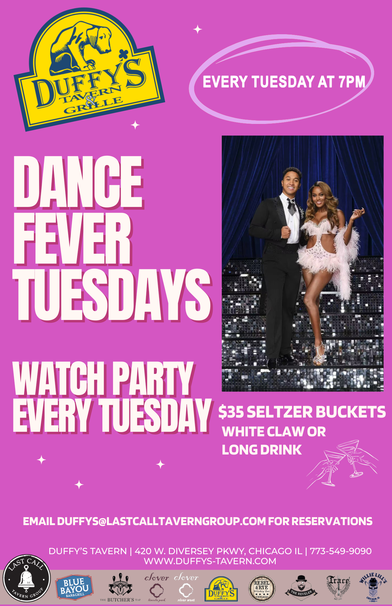 Dance Fever Tuesdays at Duffy’s – Every Tuesday